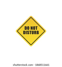 No perturbe la etiqueta sobre el fondo blanco. Ilustración de material vectorial