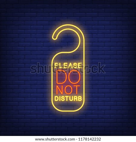 Similar – Image, Stock Photo Please do not disturb