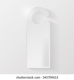 Please do not disturb sign in the hotel