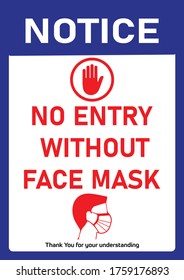 Please Do Not Enter Without Face Stock Vector (Royalty Free) 1759176893 ...