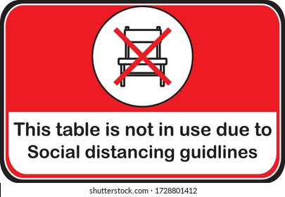 Please do not sit here to prevent from Coronavirus or Covid-19 pandemic, keep your distance, 1m social distancing for print floor. Social distancing concept