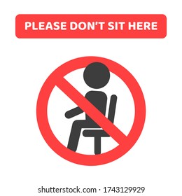 Similar Images, Stock Photos & Vectors of Do not lean on door sign ...