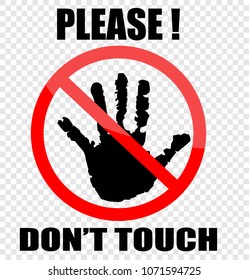 Please Do Not Touch Images, Stock Photos & Vectors | Shutterstock