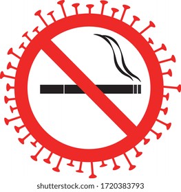 Please don't smoking, Ban, Covid-19 coronavirus