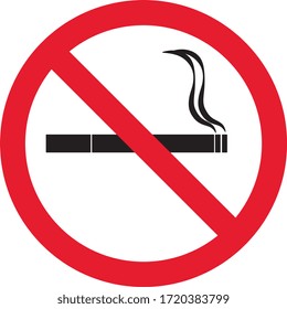 Please don't smoking, Ban, Forbidden smoke icon
