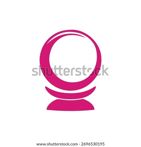 please  give me a seo based title for silhouette style vector crystal logo icon minimum 25 words for adobe stock  