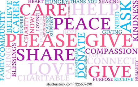 Please Give word cloud on a white background. 