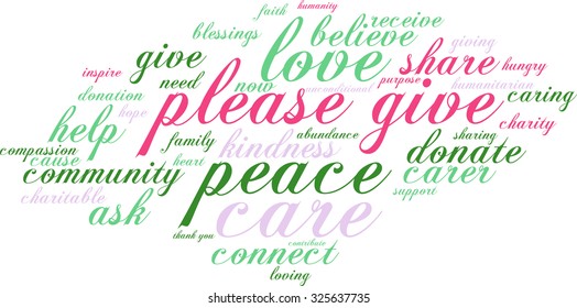 Please Give word cloud on a white background. 