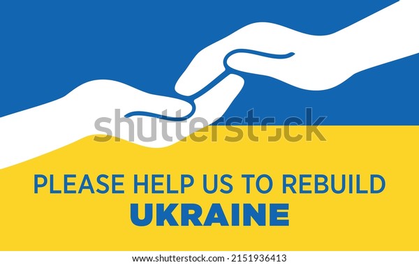 please help us to\
rebuild Ukraine after\
war