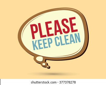 Please keep clean text in balloons graphic vector.