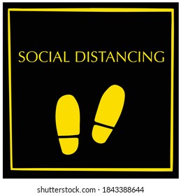 Please keep social distance floor sticker for supermarkets and public places to help minimize the spread of COVID-19