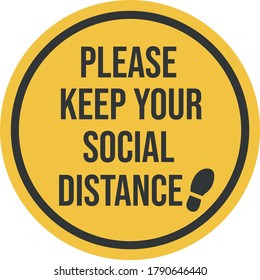 Please Keep Your Social Distance