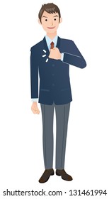 Please leave businessman