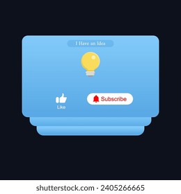 Please like and subscribe ,I have an idea, idea lamp, lights