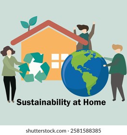Please maintain sustainability at home