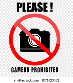 please, no camera