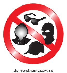 Please remove all head covering and sunglasses before entering.