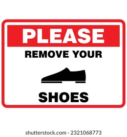 veuillez enlever vos chaussures de plein air ou n'entrez pas avec des bottes  3714955 Art vectoriel chez Vecteezy
