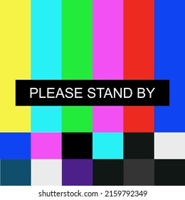 please stand by tv card