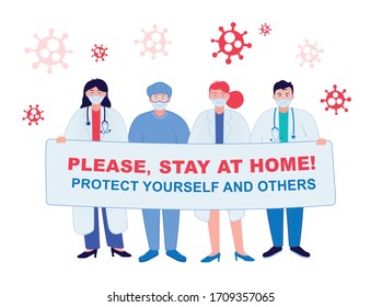 Please, stay at home! Protect yourself and others. 