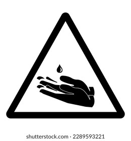 Please Use Hands Sanitizer Symbol Sign ,Vector Illustration, Isolate On White Background Label. EPS10
