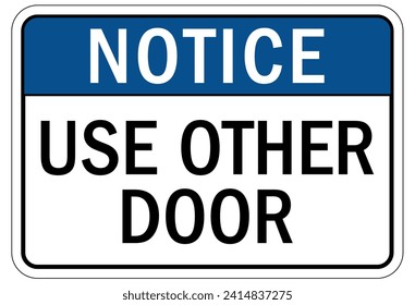 Por favor, utilice otro signo de dirección de puerta