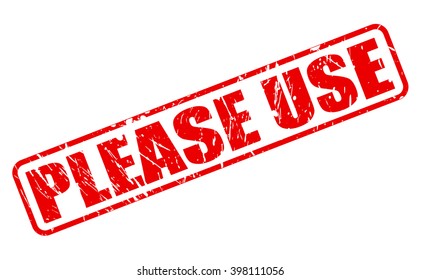 PLEASE USE RED STAMP TEXT ON WHITE