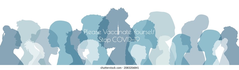 Please Vaccinate Yourself, stop COVID-19 banner.