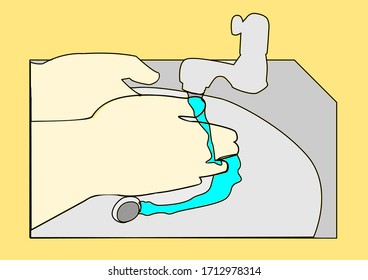 Waschen Sie sich bitte immer die Hand, um Ihre Gesundheit zu schützen.