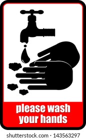 please wash your hands