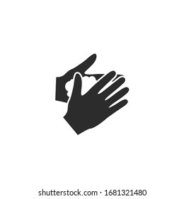 Please wash your hands icon sign. Vector illustration