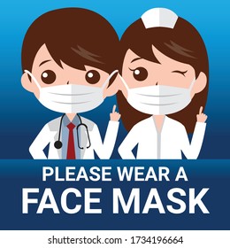 Please wear a face mask.