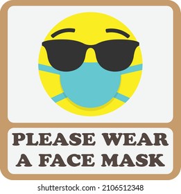 please wear a face mask