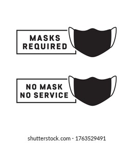 Realistic Black White Masks Mask Pattern Stock Vector (Royalty Free)  1216718641
