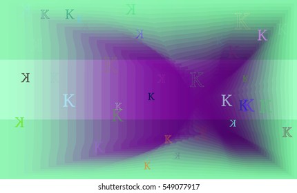 pleasing elegance among info, Alphabet K vector background between artistic drawing