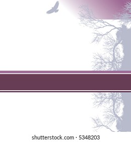 A pleasing, organic grunge banner with space for text