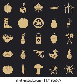 Pleasure ground icons set. Simple set of 25 pleasure ground vector icons for web for any design