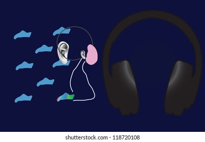 pleasure from music in night