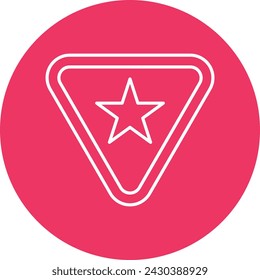 Plectrum Line Circle Icon For Personal And Commercial Use