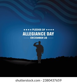 Pledge of Allegiance Day. Pledge of Allegiance background. 