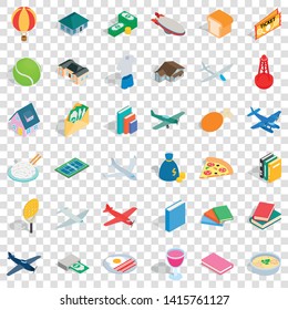 Plenty icons set. Isometric style of 36 plenty vector icons for web for any design