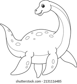 plesiosaurus coloring page