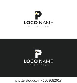 P-Letter Logo Template. A logo template suitable for your business. You can use this logo for any business.