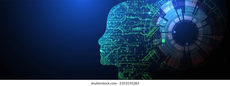 Plexus Artificial Intelligence concept.  Creative brain concept background. Vector science illustration.