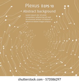 plexus background brown light