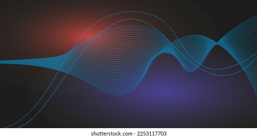 Curvas de plexus, onda abstracta, fondo hermoso para proyectos artísticos
