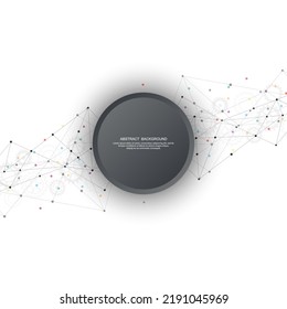 Plexus of dots and lines