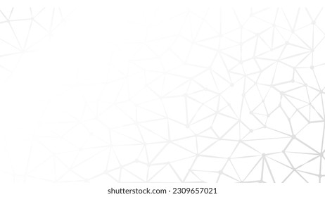 Plexus mesh geometric background. Dots connected by lines. Technology abstract background. Minimalist backdrop. Vector