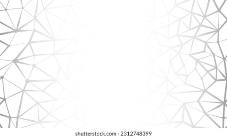 Plexus mesh geometric background. Dots connected by lines. Technology abstract background. Minimalist backdrop. Vector