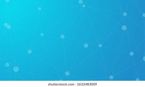 Plexus shape. Dots connected by lines. Abstract wave. Minimalist mesh. Abstract polygonal shape. Technology blue background.